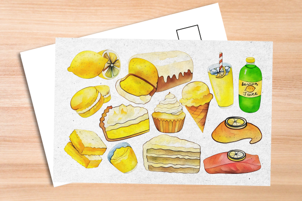 Lemon Foods Postcard