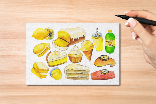 Lemon Foods Postcard