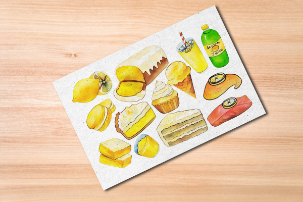 Lemon Foods Postcard