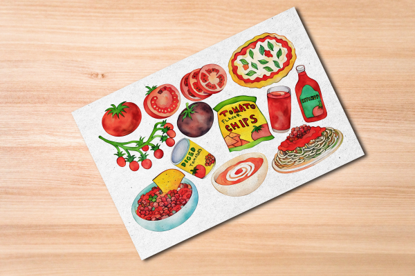 Tomato Foods Postcard