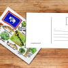 Wyoming State Postcard Watercolor - Image 4