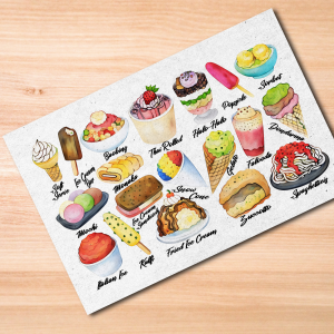 Ice Cream Around The World Postcard