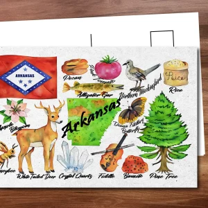 Arkansas State Postcard