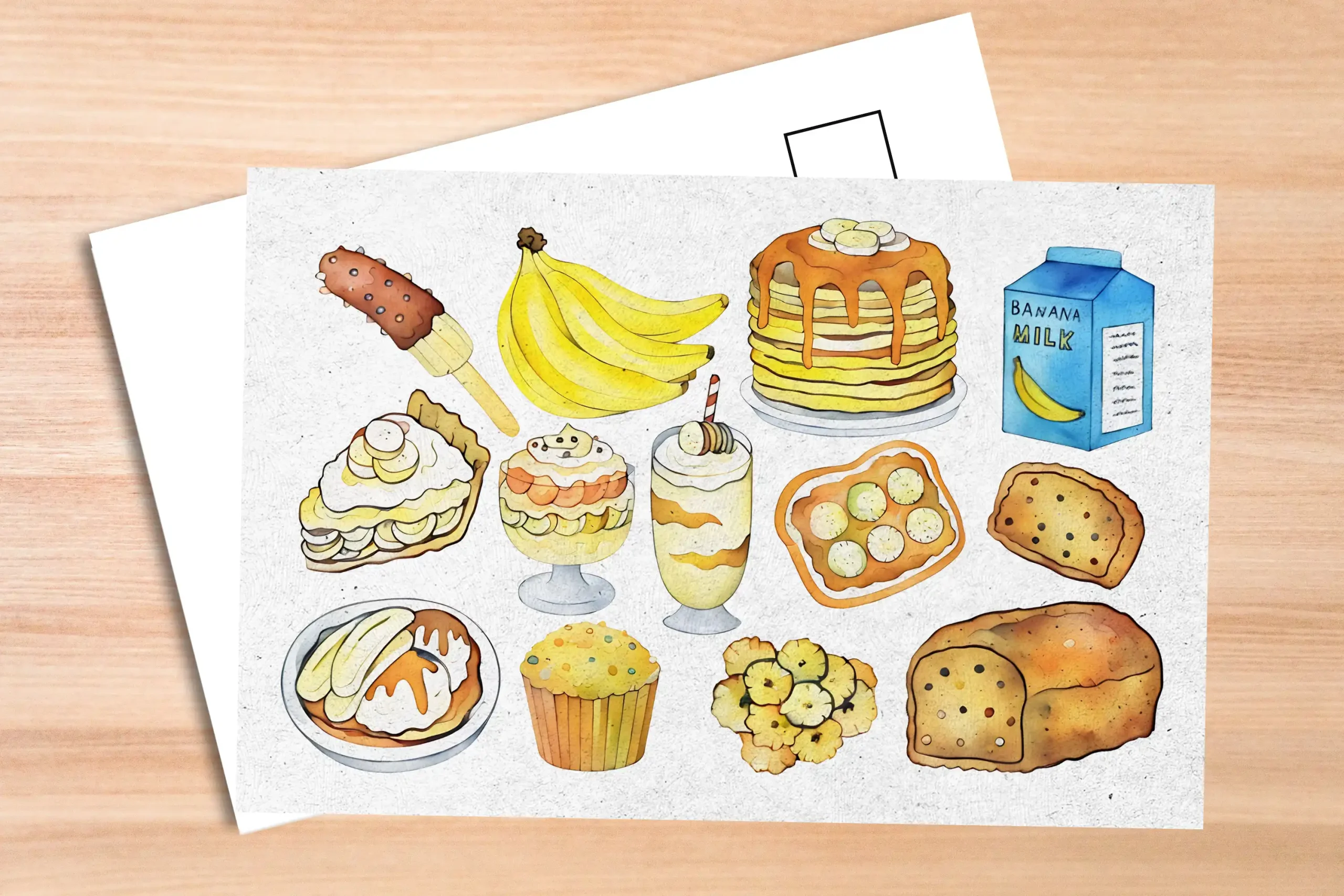 Banana Foods Postcard