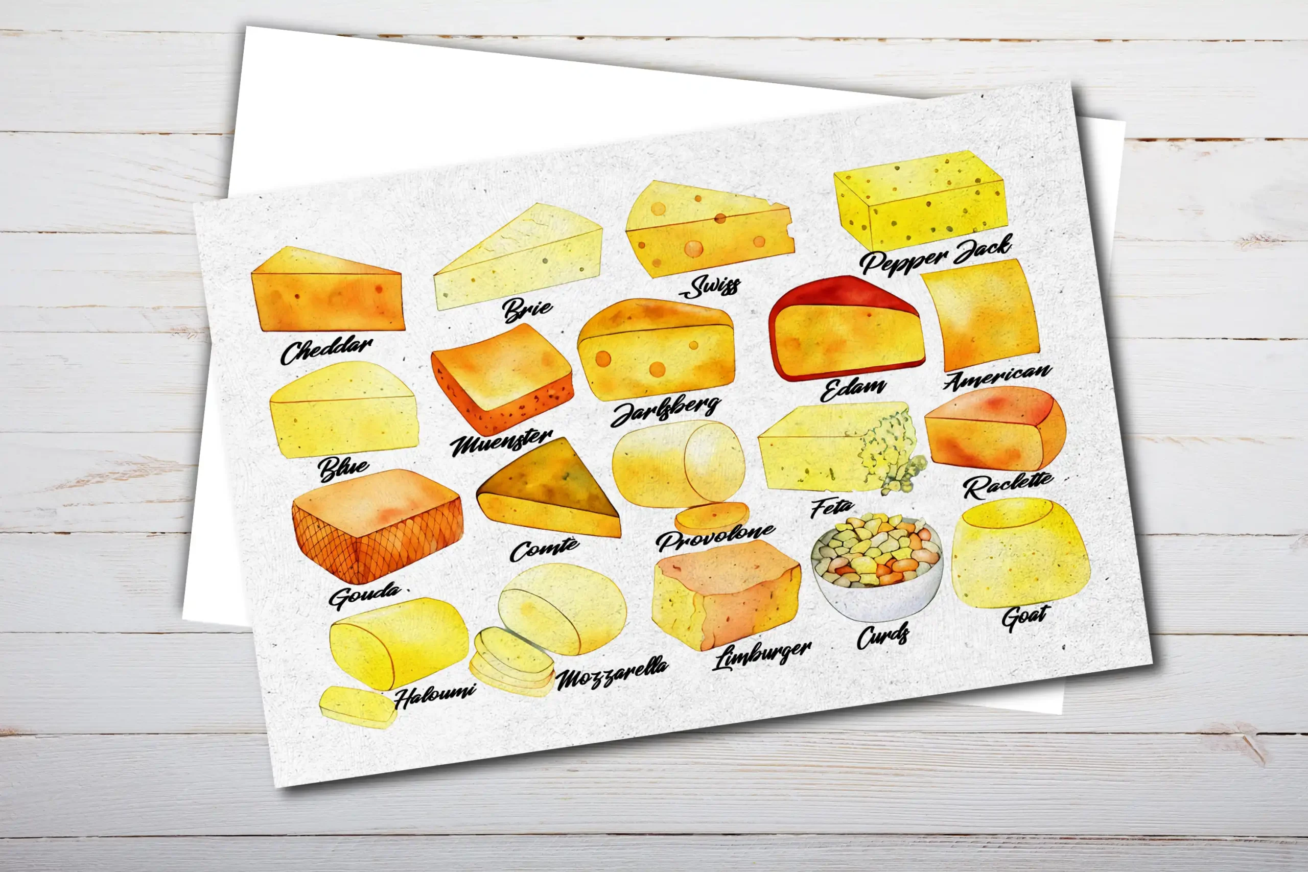 Cheese Postcard