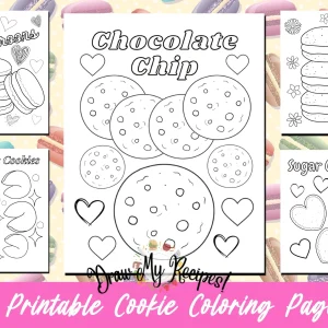 Cookie Coloring Page