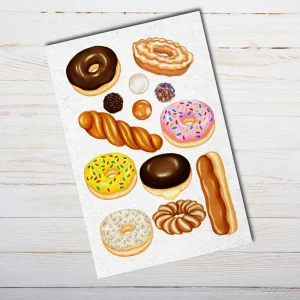 Donuts Postcard