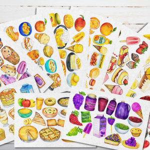 Fruit Flavors Postcard Bundle
