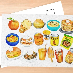 Peach Foods Postcard