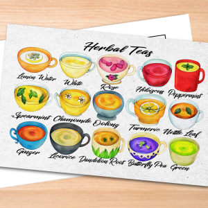 Herbal Teas Postcard