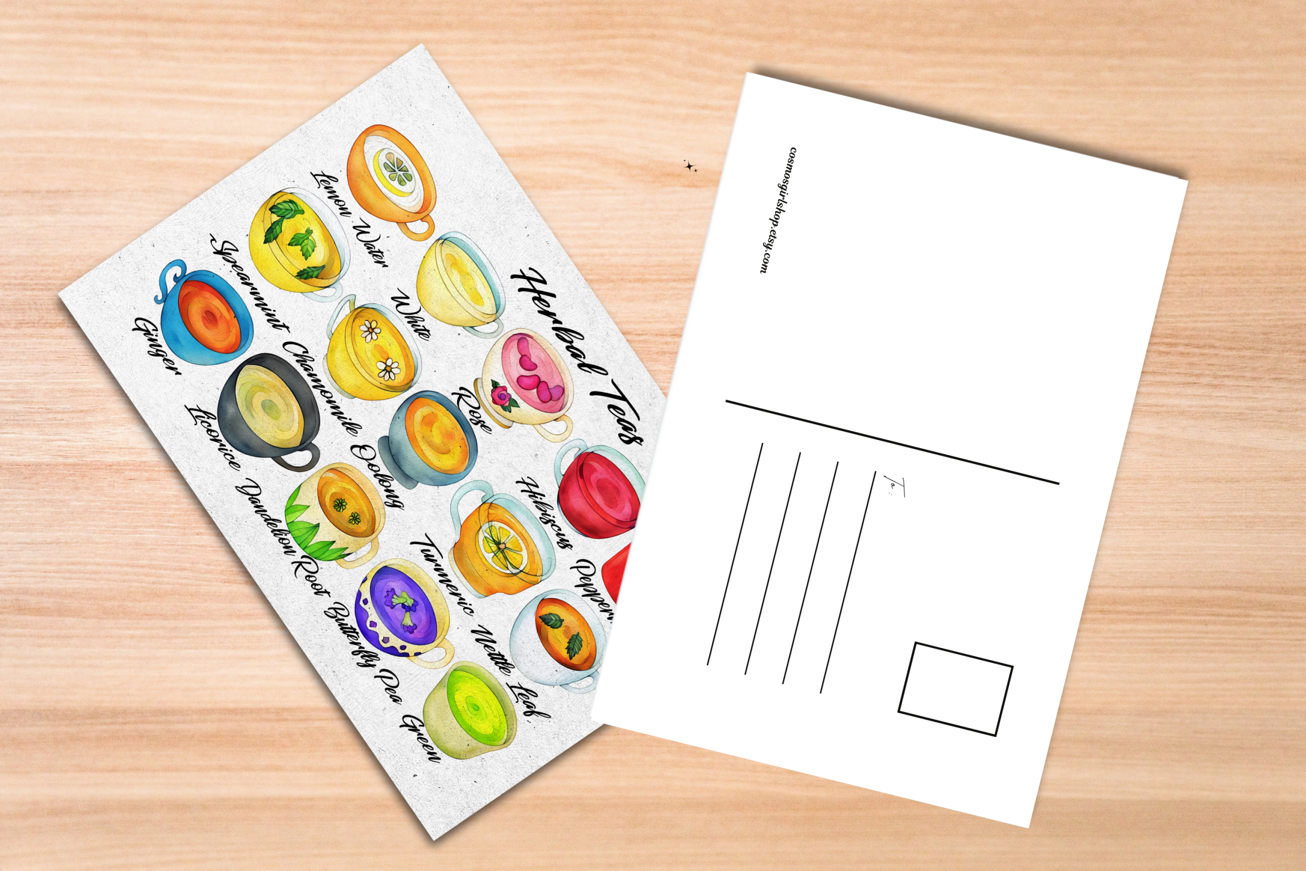 Herbal Teas Postcard